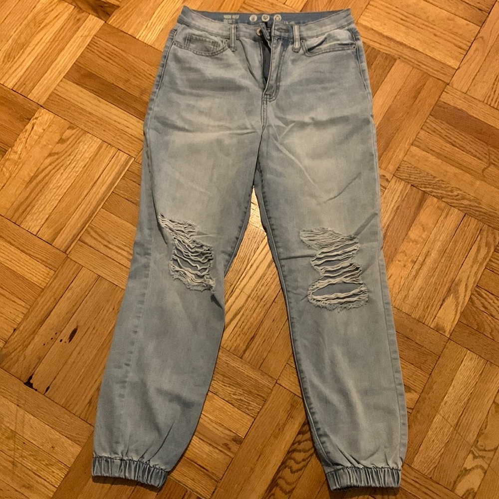 Rewash High Rise denim joggers